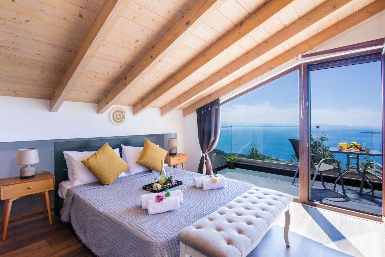 Апартаменти Blue Sky Loft By Corfuescapes Spartylas Екстер'єр фото